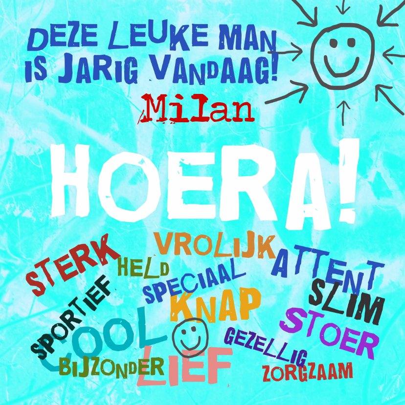 Verjaardag leuke man IW - Verjaardagskaarten Verjaardagskaarten - Verjaardag leuke man IW
