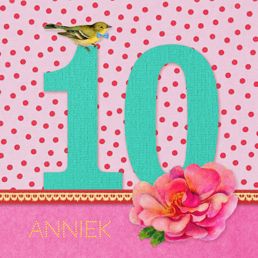 Verjaardag Meisje 10 - Verjaardagskaarten Verjaardagskaarten - Verjaardag Meisje 10
