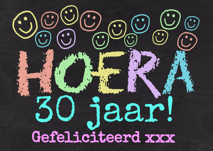 Verjaardag mijlpaal IW - Verjaardagskaarten Verjaardagskaarten - Verjaardag mijlpaal IW
