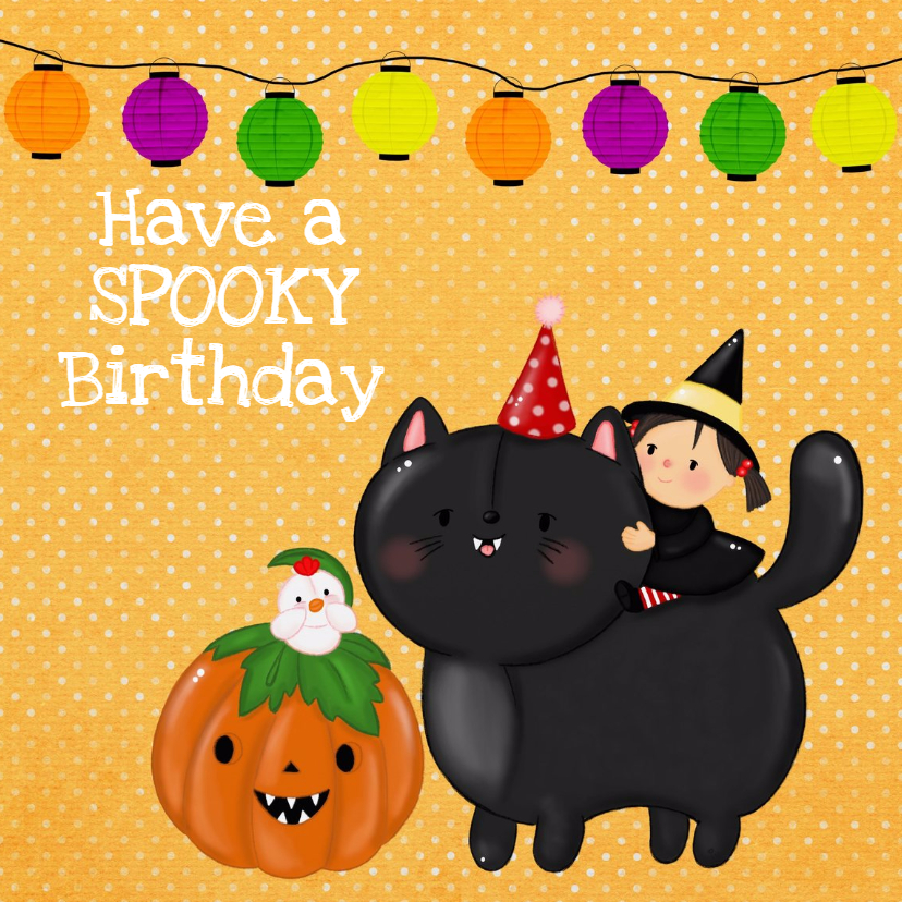 Verjaardag Spooky Birthday - Verjaardagskaarten Verjaardagskaarten - Verjaardag Spooky Birthday