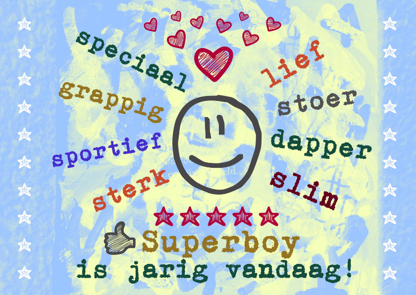 Verjaardag Stoer en Lief IW - Verjaardagskaarten Verjaardagskaarten - Verjaardag Stoer en Lief IW