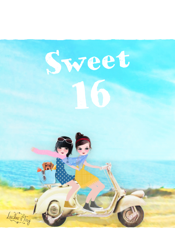Verjaardag Sweet 16 -LT - Verjaardagskaarten Verjaardagskaarten - Verjaardag Sweet 16 -LT