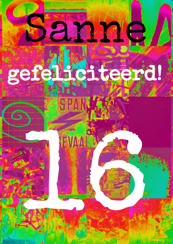 Verjaardag Sweet Sanne IW - Verjaardagskaarten Verjaardagskaarten - Verjaardag Sweet Sanne IW