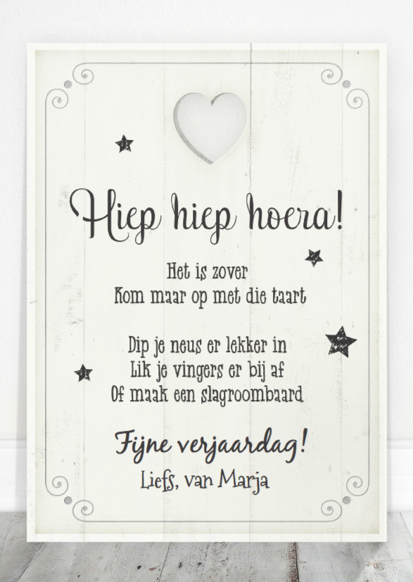 Verjaardag tekstbord CliniClowns - Verjaardagskaarten Verjaardagskaarten - Verjaardag tekstbord CliniClowns