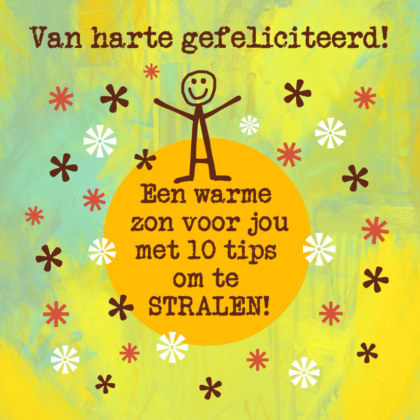 Verjaardag warme zon - IW - Verjaardagskaarten Verjaardagskaarten - Verjaardag warme zon - IW