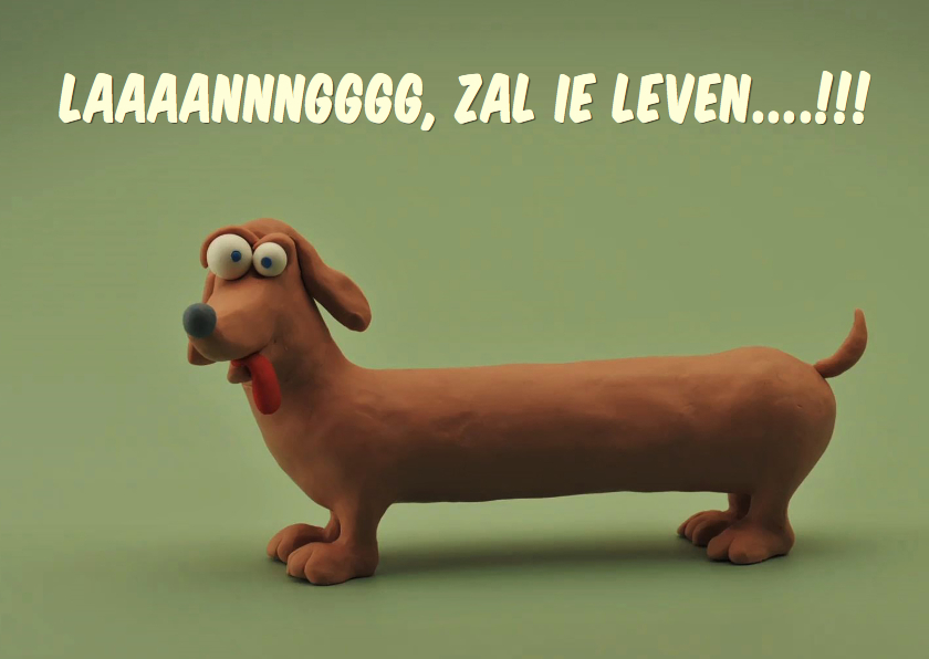 Verjaardags Teckel - Verjaardagskaarten Verjaardagskaarten - Verjaardags Teckel