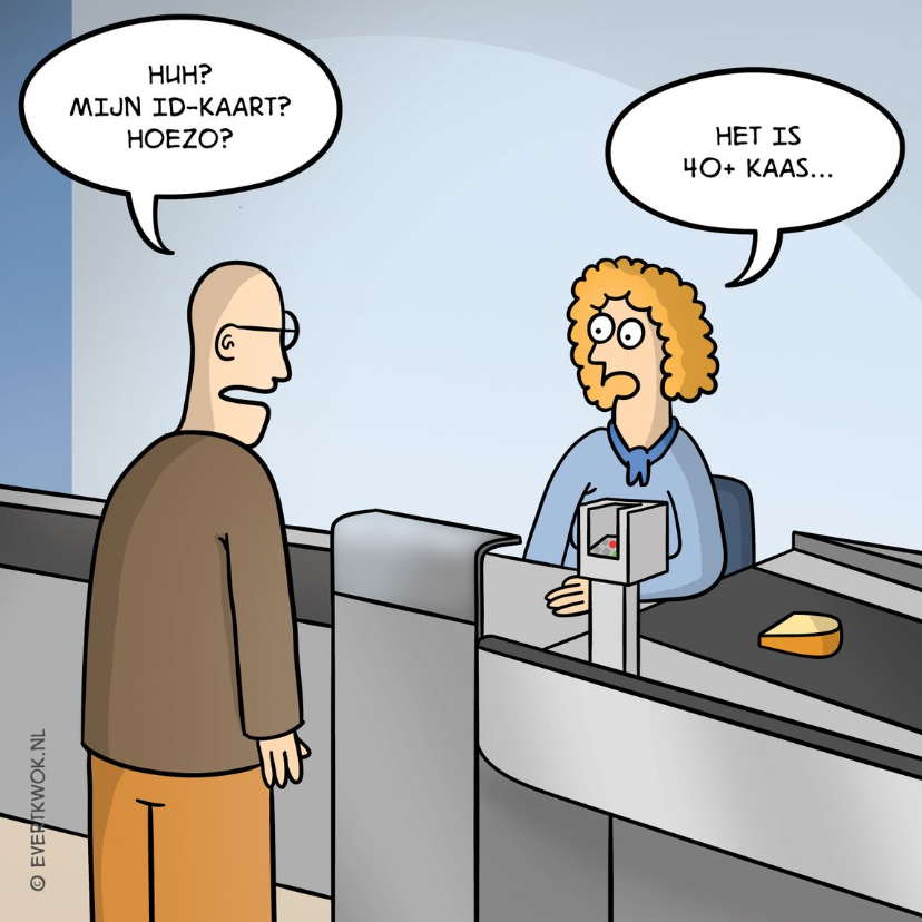 Verjaardagskaart 40 jaar met grappige cartoon - Verjaardagskaarten Verjaardagskaarten - Verjaardagskaart 40 jaar met grappige cartoon