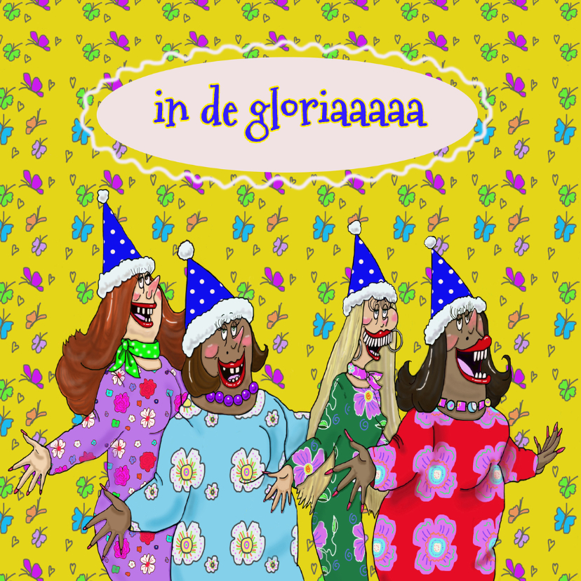Verjaardagskaart A capella - Verjaardagskaarten Verjaardagskaarten - Verjaardagskaart A capella