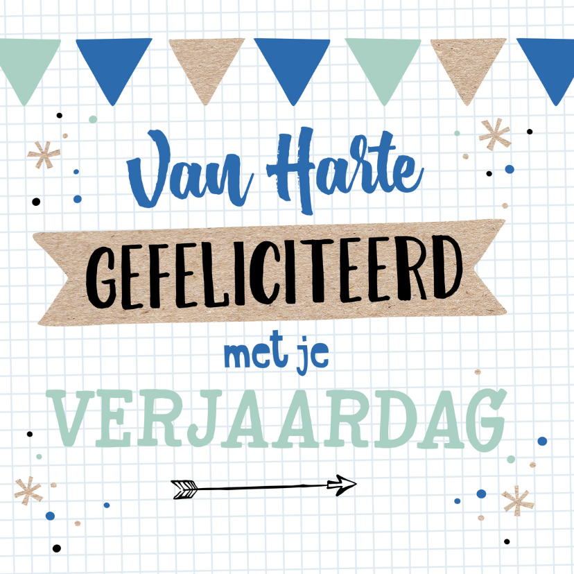 Verjaardagskaarten - Verjaardagskaart banners-99