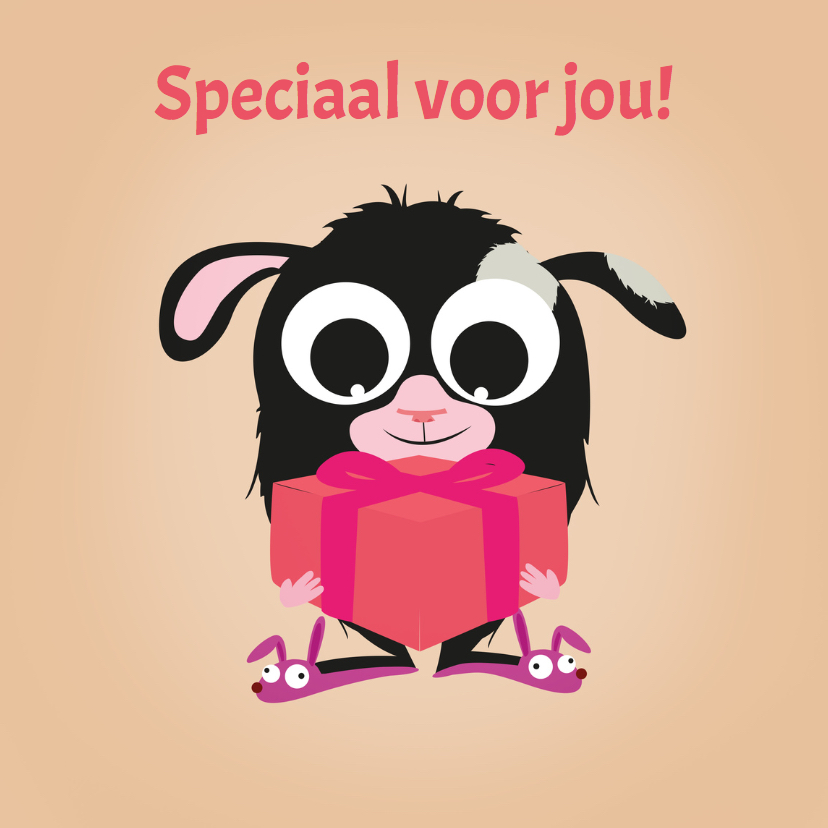 Verjaardagskaart Beerie & cadeau! - Verjaardagskaarten Verjaardagskaarten - Verjaardagskaart Beerie & cadeau!