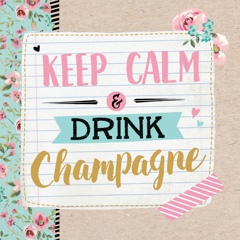 Verjaardagskaart Champagne-99 - Verjaardagskaarten Verjaardagskaarten - Verjaardagskaart Champagne-99