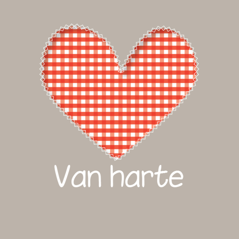 Verjaardagskaart HarteLief Vierkant - Verjaardagskaarten Verjaardagskaarten - Verjaardagskaart HarteLief Vierkant