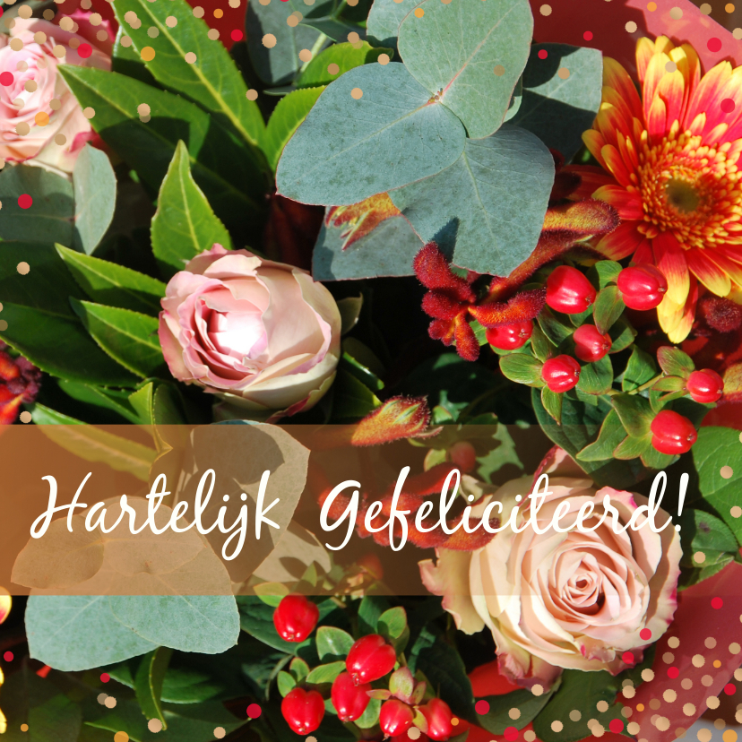 Verjaardagskaart herfstbloemen a - Verjaardagskaarten Verjaardagskaarten - Verjaardagskaart herfstbloemen a