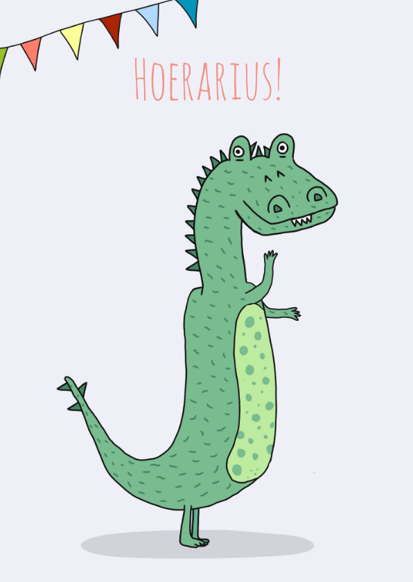 Verjaardagskaart Hoerarius! - Verjaardagskaarten Verjaardagskaarten - Verjaardagskaart Hoerarius!