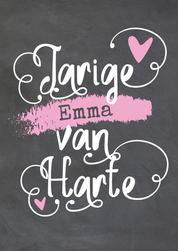 Verjaardagskaart meisje - LO - Verjaardagskaarten Verjaardagskaarten - Verjaardagskaart meisje - LO
