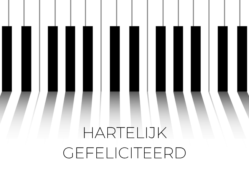 Verjaardagskaarten - Verjaardagskaart - met de muziek mee