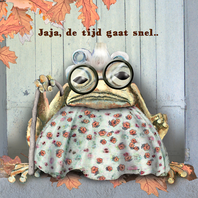 Verjaardagskaart Oud worden... - Verjaardagskaarten Verjaardagskaarten - Verjaardagskaart Oud worden...