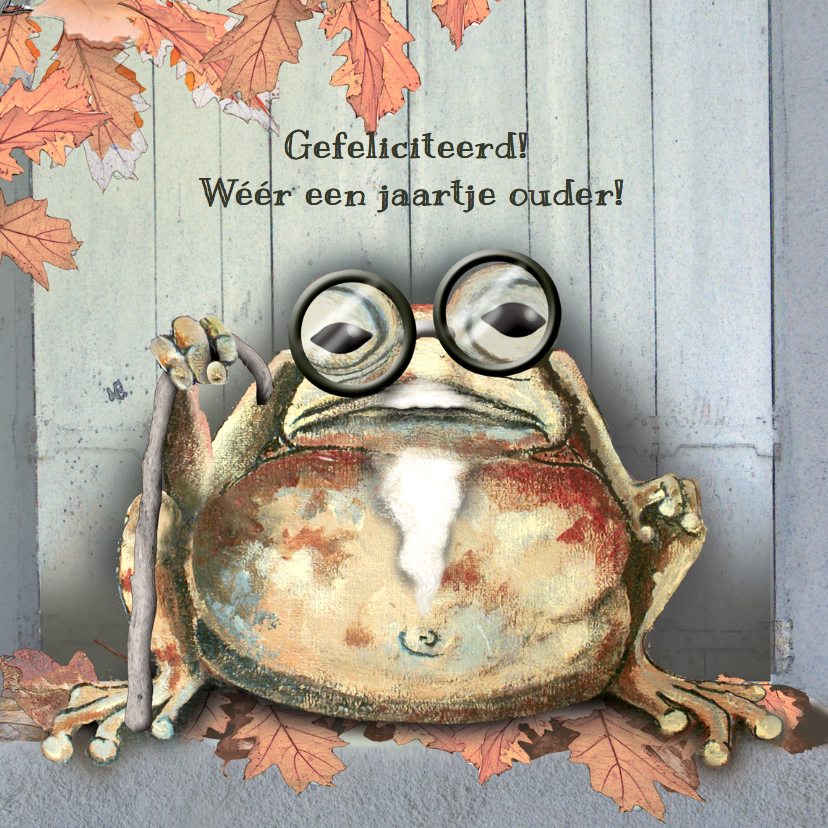 Verjaardagskaart Ouder worden... - Verjaardagskaarten Verjaardagskaarten - Verjaardagskaart Ouder worden...