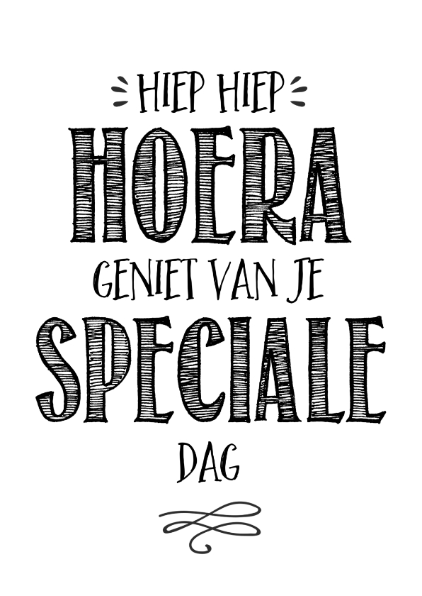Verjaardagskaart Speciale dag - Verjaardagskaarten Verjaardagskaarten - Verjaardagskaart Speciale dag