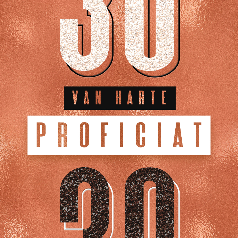 Verjaardagskaart stoer modern 30e verjaardag man vrouw - Verjaardagskaarten Verjaardagskaarten - Verjaardagskaart stoer modern 30e verjaardag man vrouw