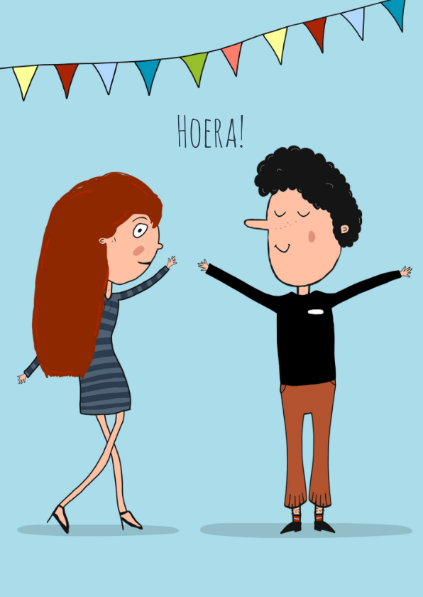 Verjaardagskaart super de puper feestje! - Verjaardagskaarten Verjaardagskaarten - Verjaardagskaart super de puper feestje!