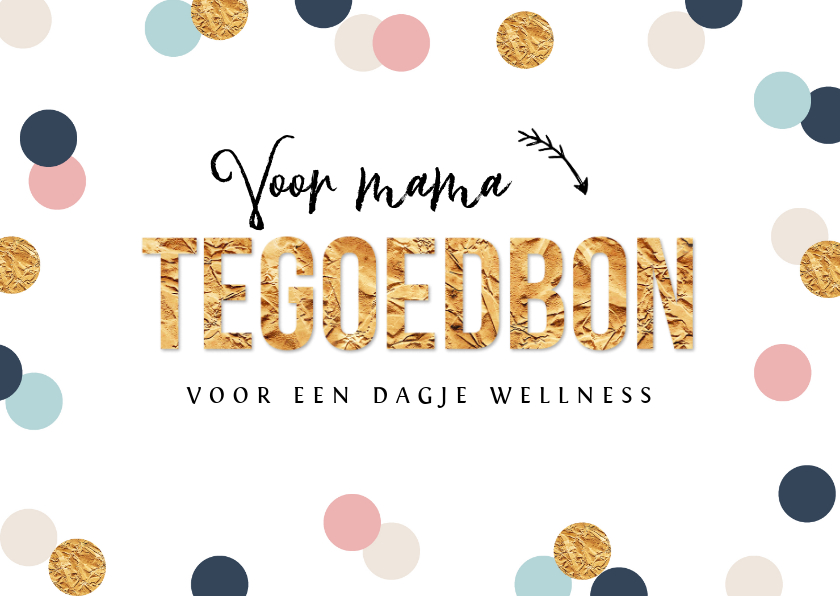 Verjaardagskaart tegoedbon confetti goud waardebon roze - Verjaardagskaarten Verjaardagskaarten - Verjaardagskaart tegoedbon confetti goud waardebon roze