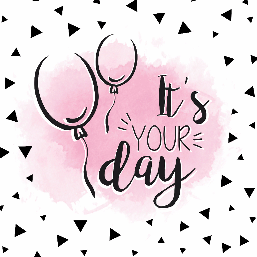 Watercolor kaart voor verjaardag - Verjaardagskaarten Verjaardagskaarten - Watercolor kaart voor verjaardag