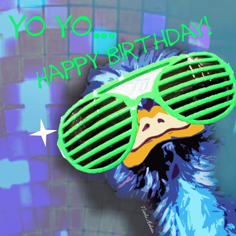 Yo yo - Verjaardagskaarten Verjaardagskaarten - Yo yo