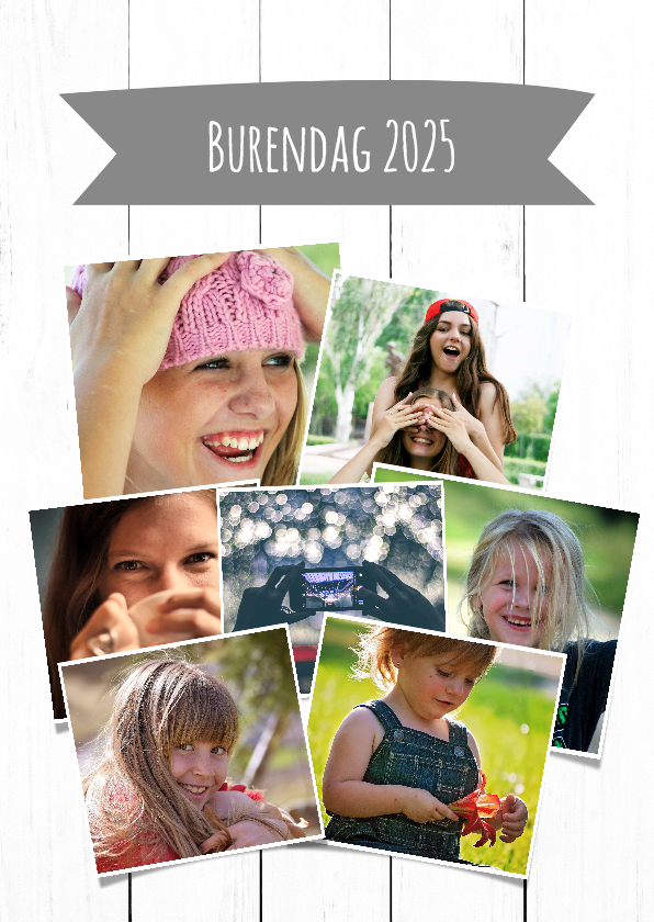 Collage kaart burendag - DH - Vriendschap kaarten Vriendschap kaarten - Collage kaart burendag - DH