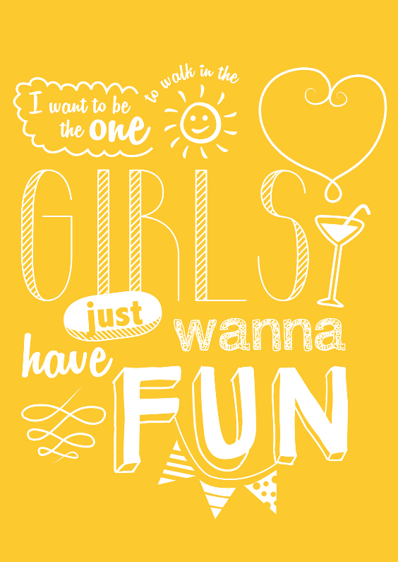 Vriendinnenkaart Girls Fun - Vriendschap kaarten Vriendschap kaarten - Vriendinnenkaart Girls Fun