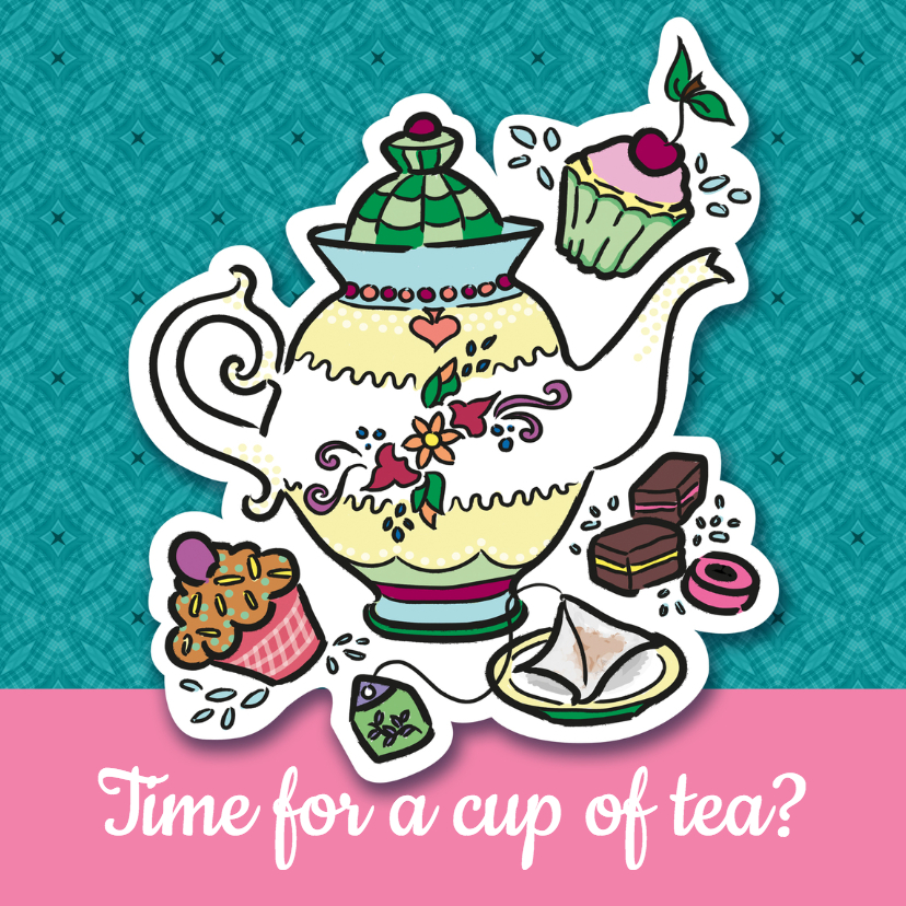 Vriendschap - cup of tea? - Vriendschap kaarten Vriendschap kaarten - Vriendschap - cup of tea?