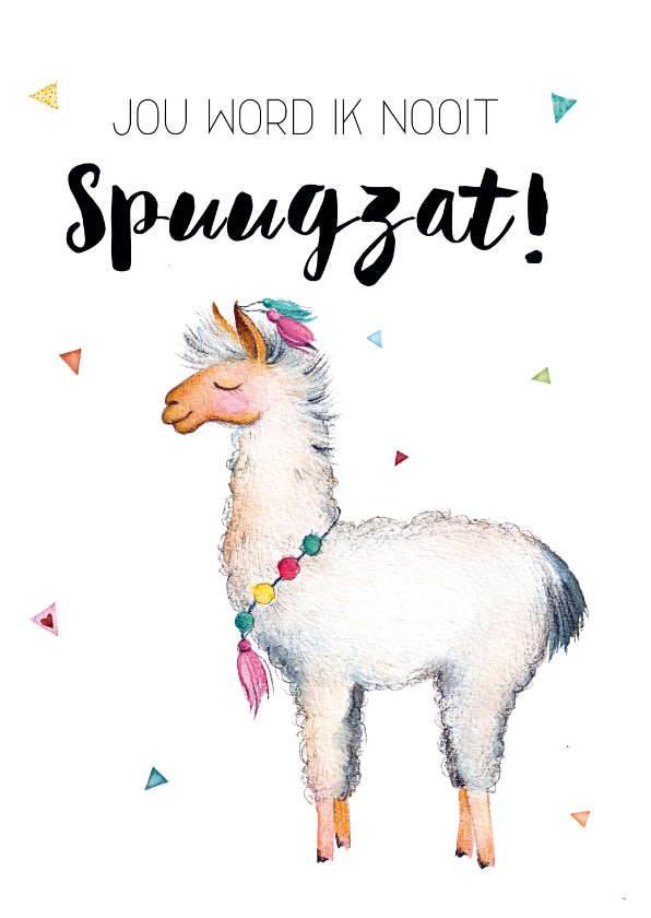 Vriendschap kaart: Jou word ik nooit spuugzat! - Vriendschap kaarten Vriendschap kaarten - Vriendschap kaart: Jou word ik nooit spuugzat!