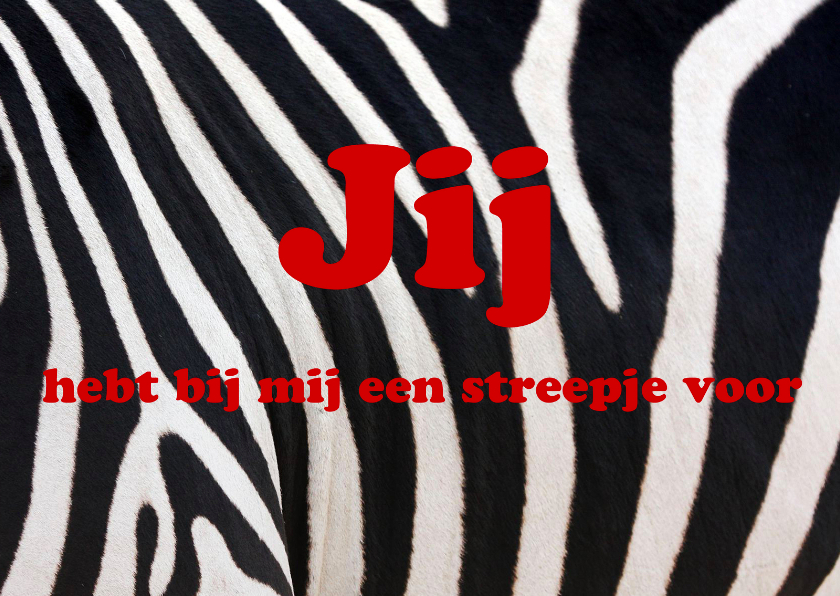 Zebra 3 - Vriendschap kaarten Vriendschap kaarten - Zebra 3