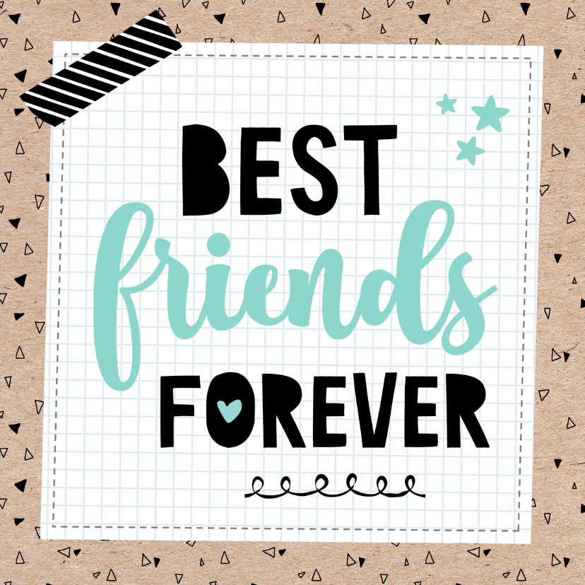 Zomaar kaart Friends - Vriendschap kaarten Vriendschap kaarten - Zomaar kaart Friends