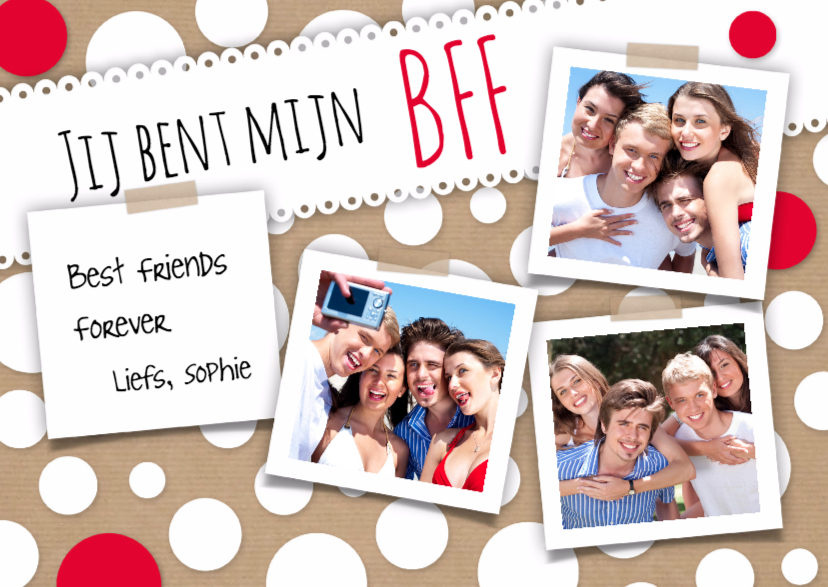 Wenskaarten - Best Friends BFF-isf
