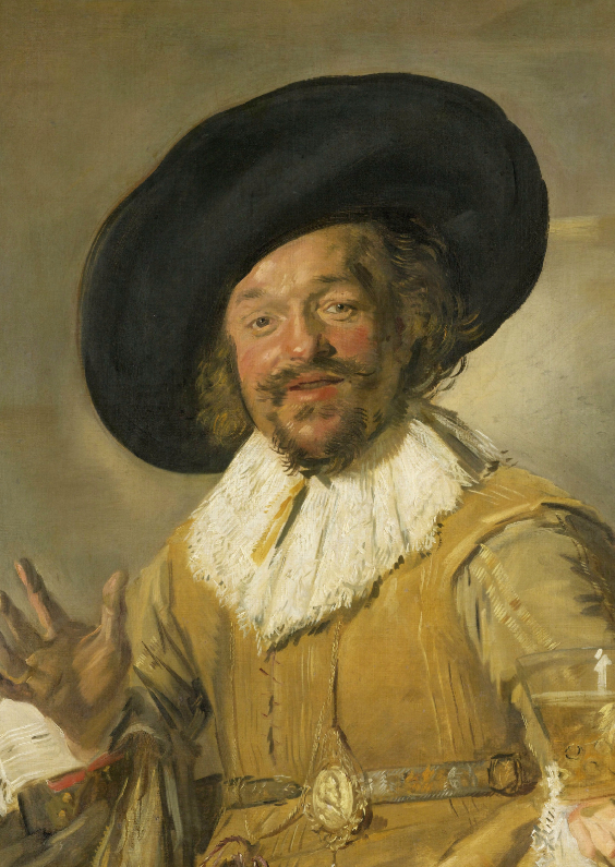 Wenskaarten - De vrolijke drinker - Frans Hals