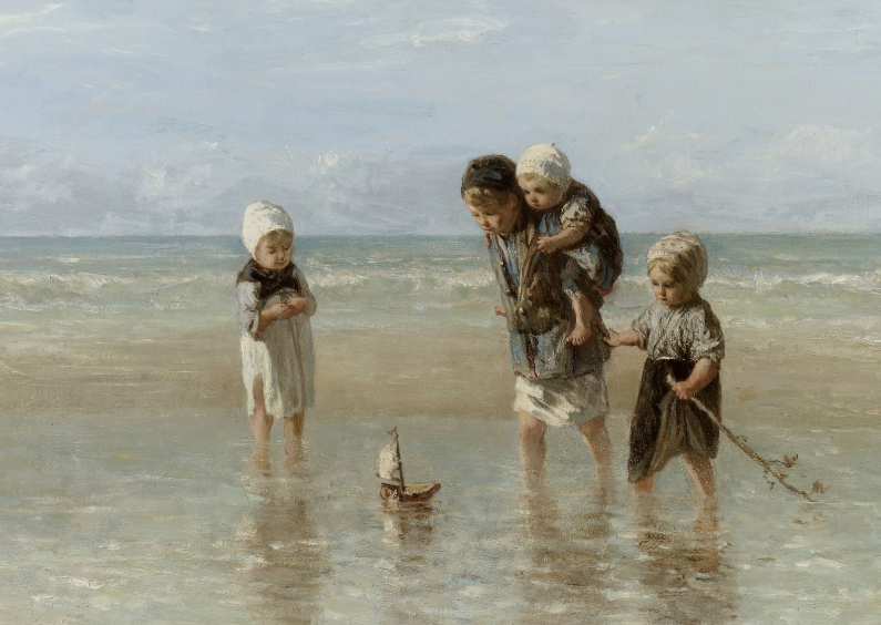 Wenskaarten - Kinderen der zee