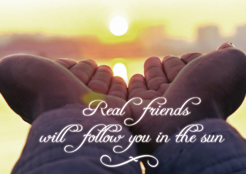 Wenskaarten - Real friends - BK