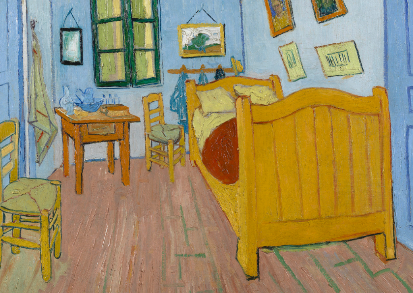 Wenskaarten - Vincent van Gogh. De slaapkamer