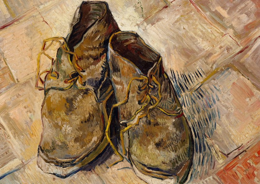 Wenskaarten - Vincent van Gogh. Schoenen