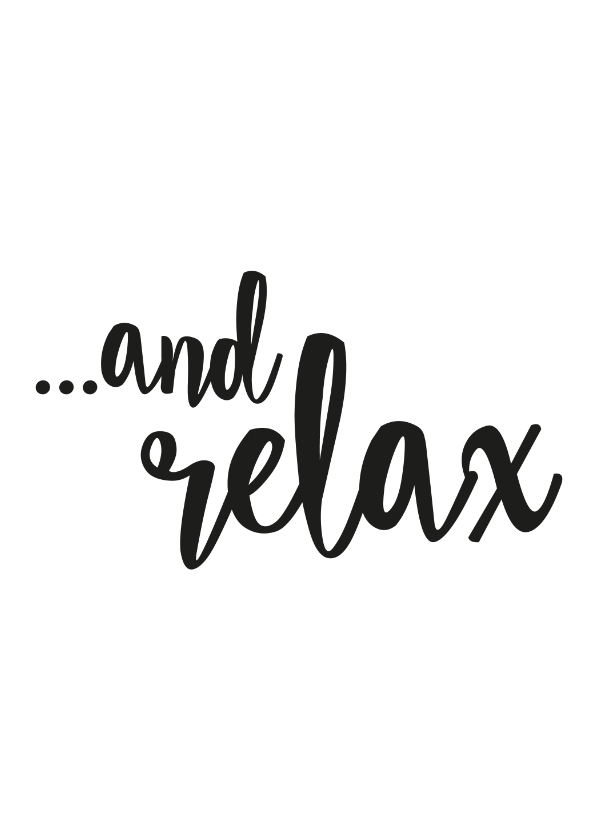 Wenskaarten - Wenskaart-and relax
