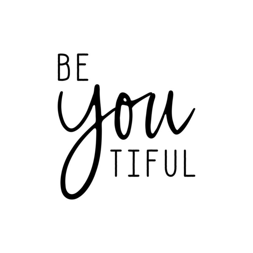 Wenskaarten - Wenskaart 'Be YOU tiful'