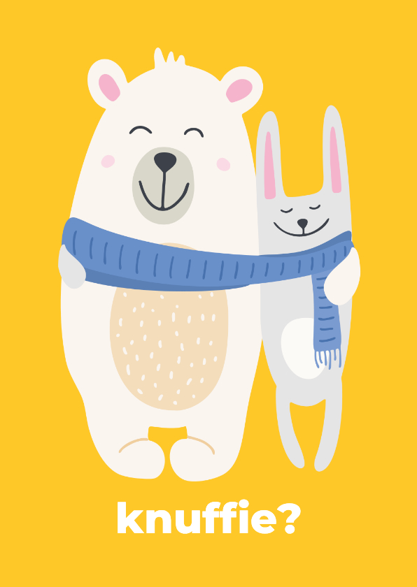 Wenskaarten - Wenskaart 'knuffie' Ronald McDonald Kinderfonds