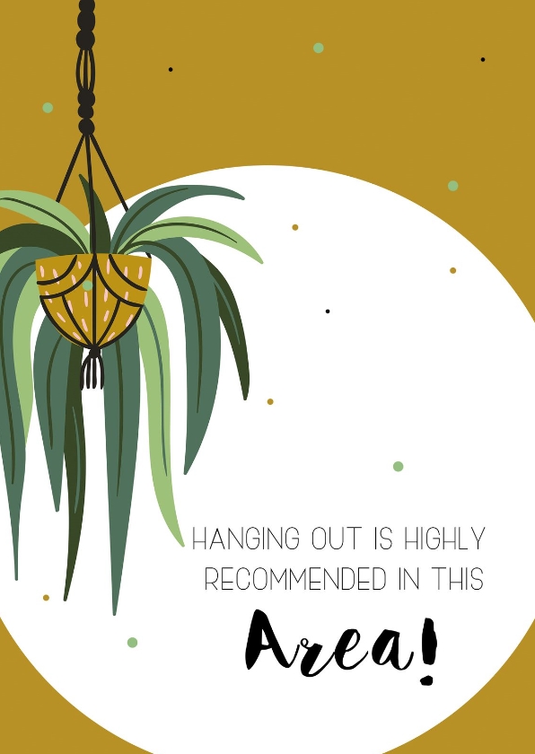 Woonkaart: Hanging out - Woonkaarten Woonkaarten - Woonkaart: Hanging out