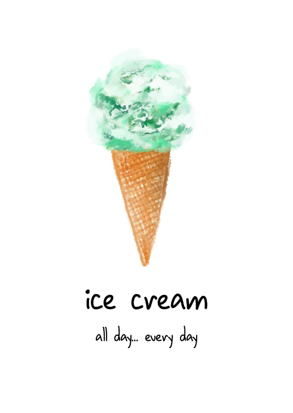 woonkaart - ICE CREAM - Woonkaarten Woonkaarten - woonkaart - ICE CREAM