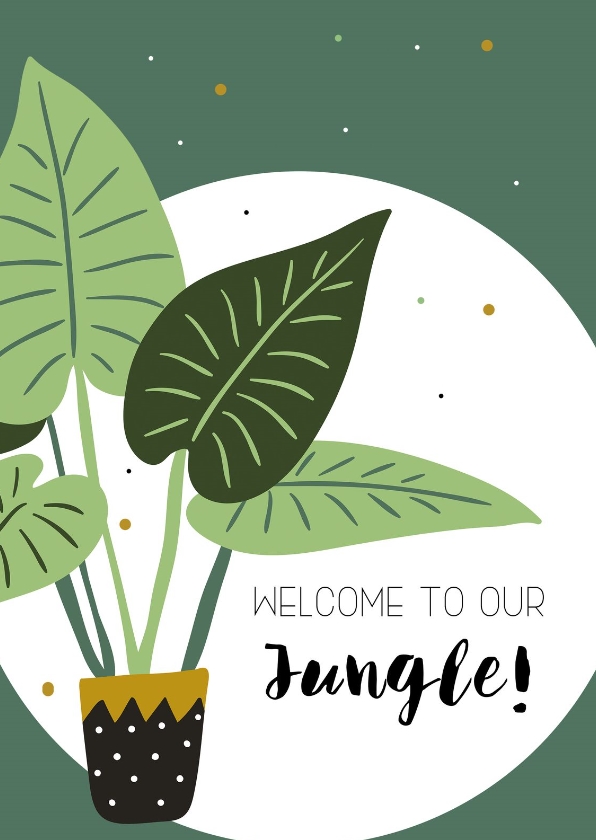 Woonkaart: Welcome to our jungle - Woonkaarten Woonkaarten - Woonkaart: Welcome to our jungle