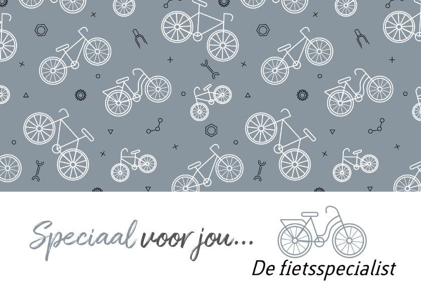 Zakelijke kaarten - Cadeaubon zakelijk zzp fietsen