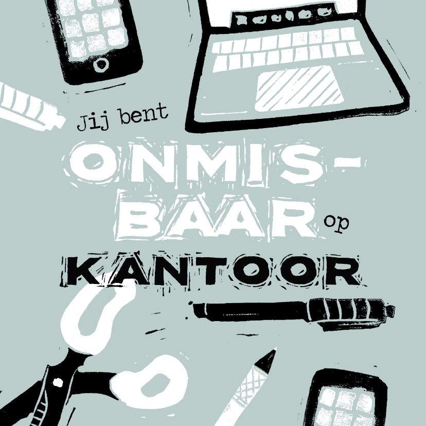 Zakelijke kaarten - Secretaressedag - onmisbaar op kantoor 