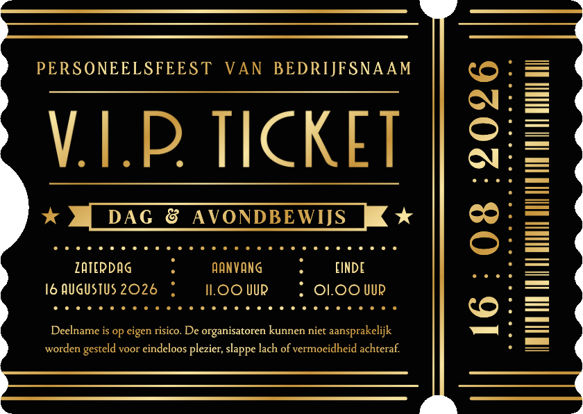 Zakelijke grappige originele VIP-ticket - Zakelijke kaarten Zakelijke kaarten - Zakelijke grappige originele VIP-ticket