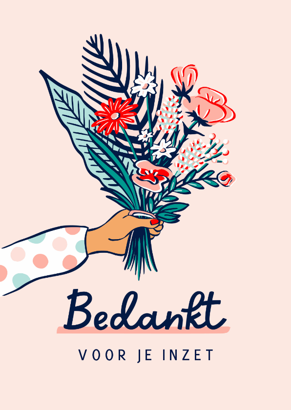 Zakelijke kaarten - Zakelijke kaart bos bloemen 